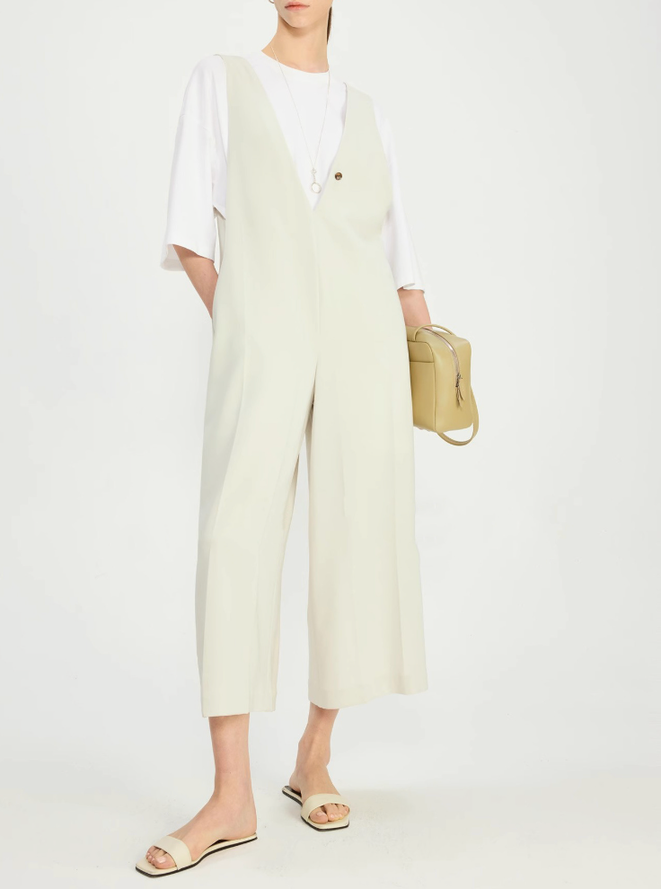 Yarım Paça Oversize Tulum
